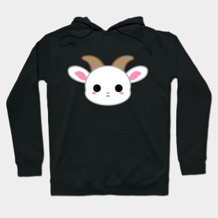 Cute White Goat Hoodie